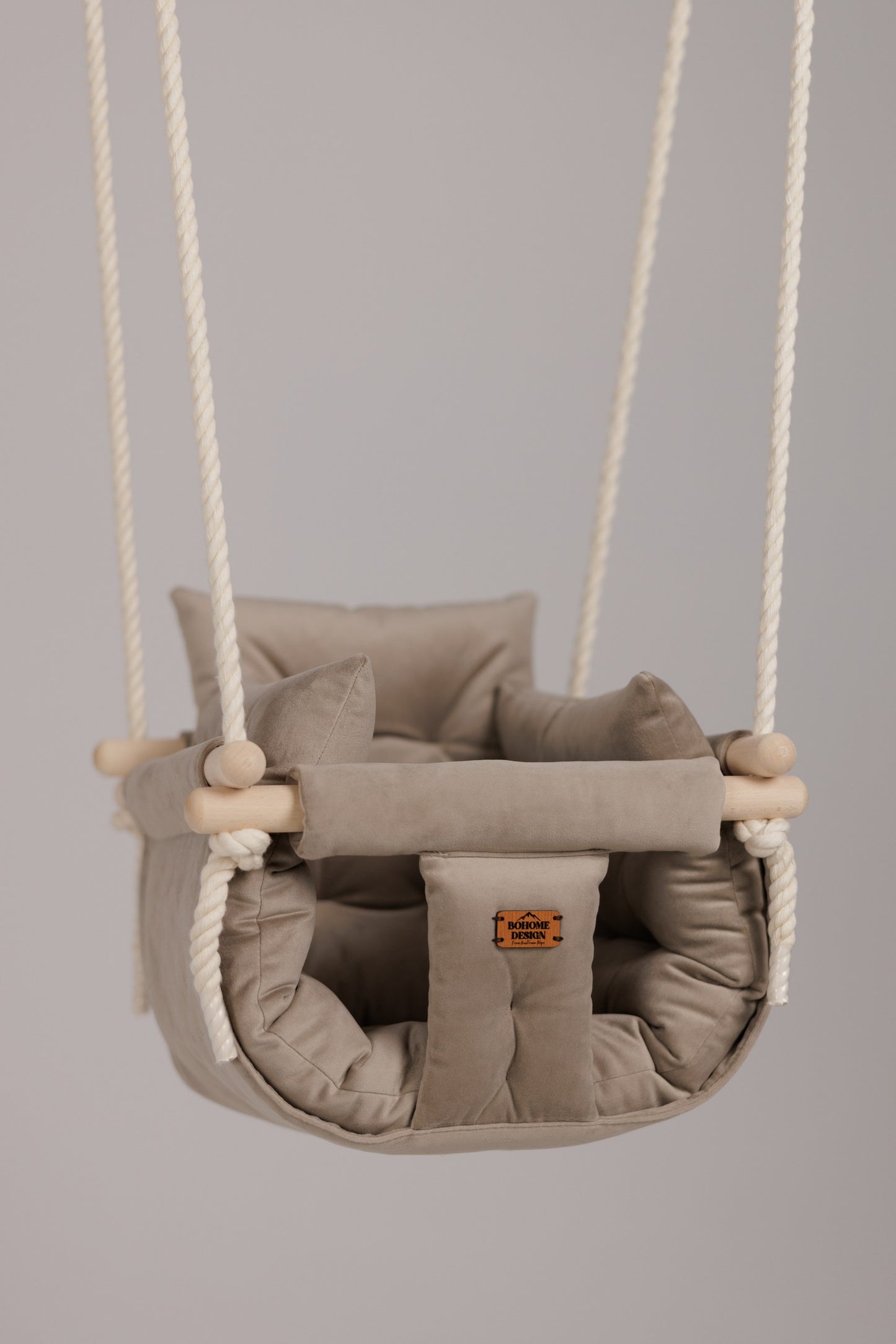 Luxury Sand Beige - Ručno rađena ljuljaška za bebe