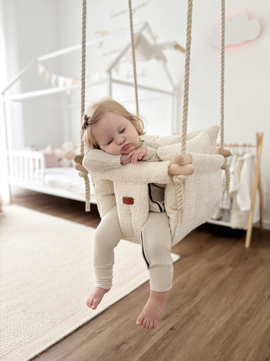 Premium Alpine Dream - Ručno rađena ljuljaška za bebe