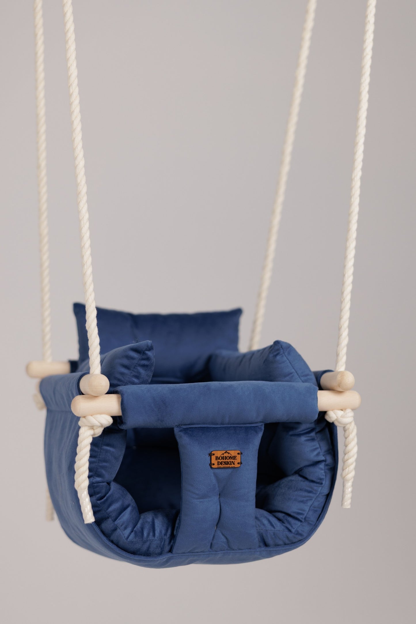 Luxury Royal Blue - Ručno rađena ljuljaška za bebe