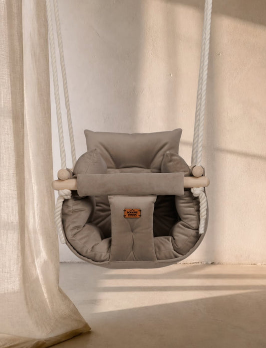 Luxury Sand Beige - Ručno rađena ljuljaška za bebe