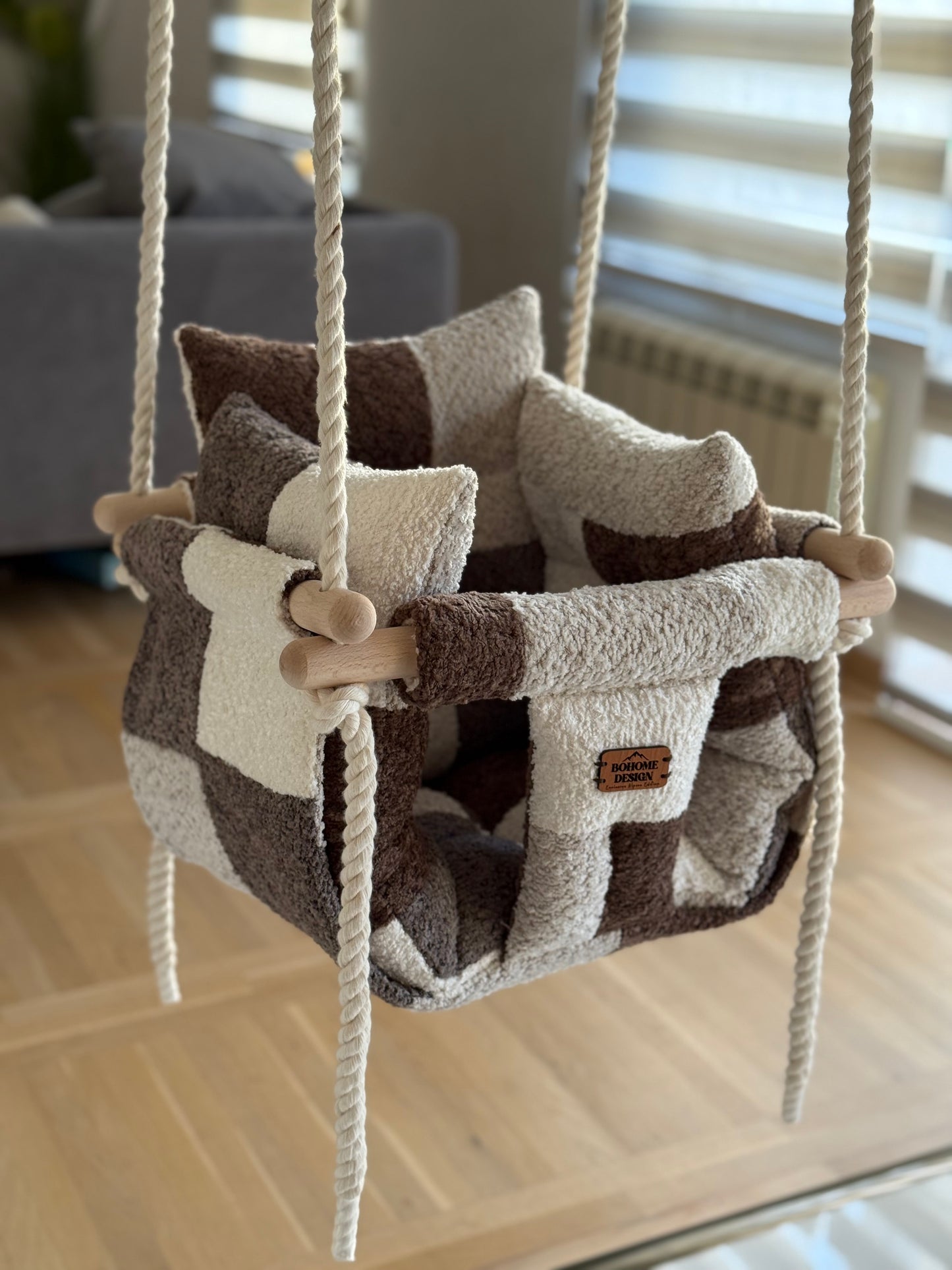 Premium ručno rađena ljuljaška za bebe - Bohome